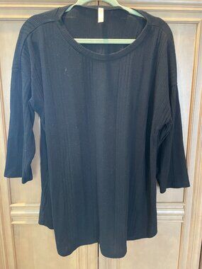 Women's Black Knit Top